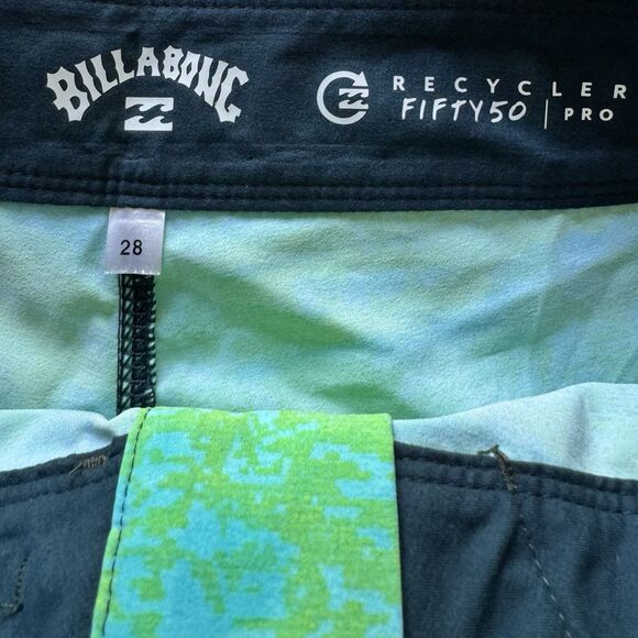 NWT Billabong Mens 28 Recycler Fifty 50 Pro Board Shorts Swim Trunks 10" Inseam - Picture 4 of 6